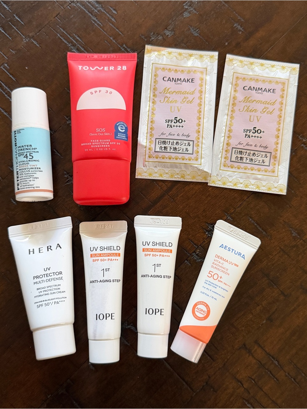 8-piece Bestselling Travel Size Sunscreen Bundle